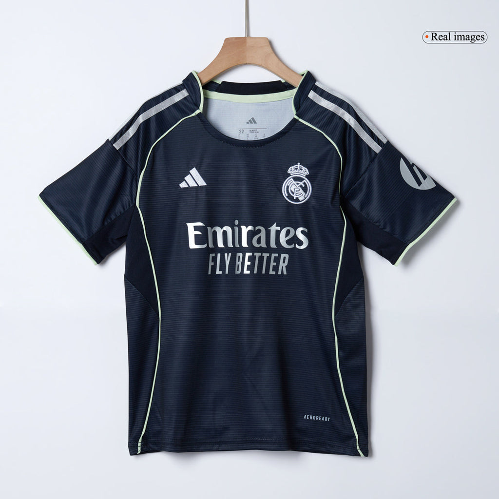 Real Madrid Extérieur Maillot Kit 2025/26 Junior Bleu marine