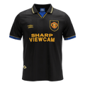 Retro Manchester United Extérieur Maillot 1993/94 Noir