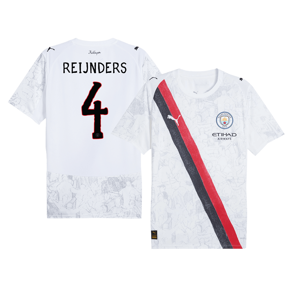 REIJNDERS #4 Manchester City Maillot 2025/26 Blanc - Club World Cup