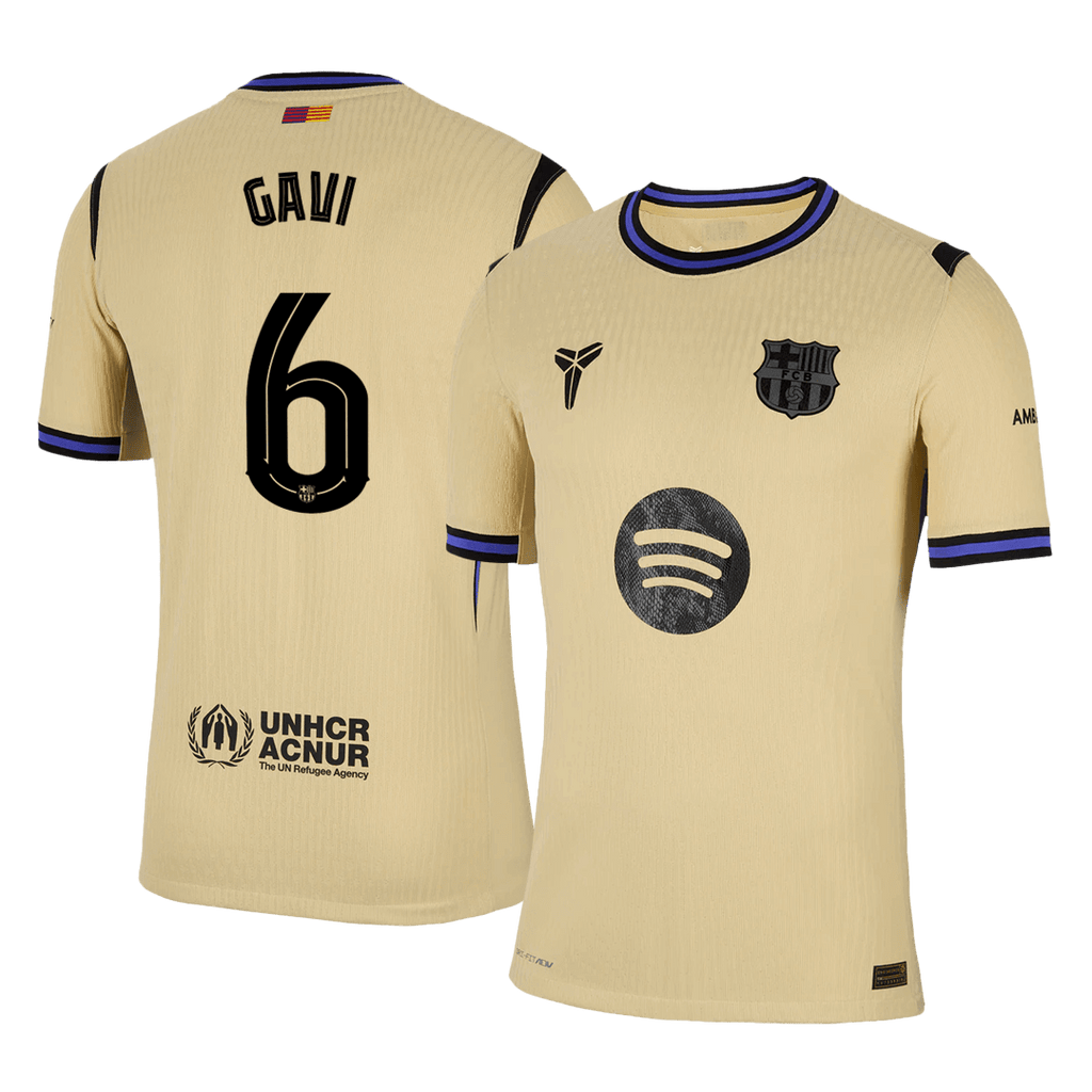 GAVI #6 Barcelone Extérieur Maillot 2025/26 Authentique - UCL