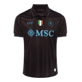 Naples Third Maillot 2025/26 Noir Authentique Grande Taille