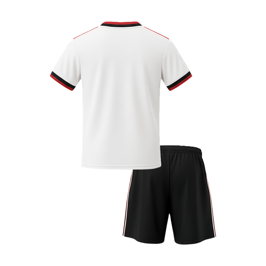 Mexique Extérieur Maillot Kit Coupe du Monde 2026 Enfant Blanc