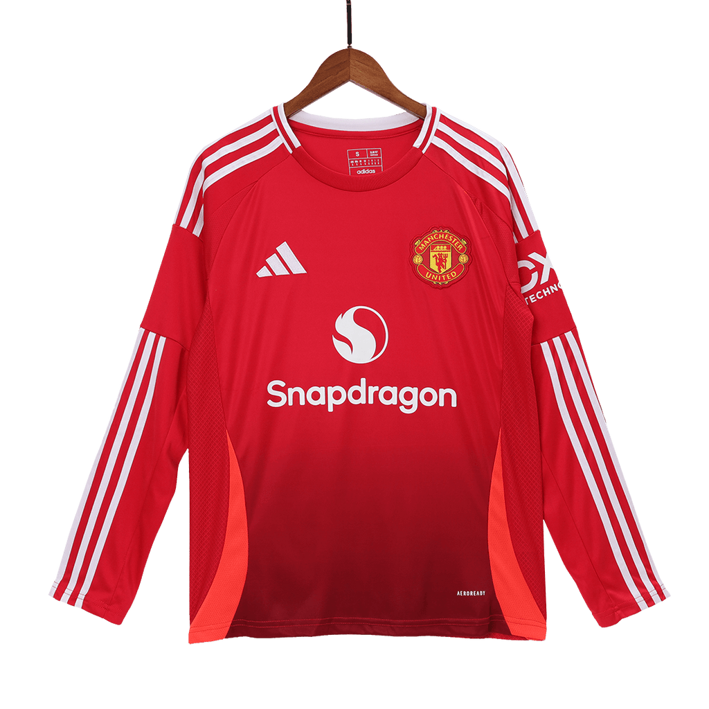 Manchester United Domicile Maillot Manches Longues 2024/25