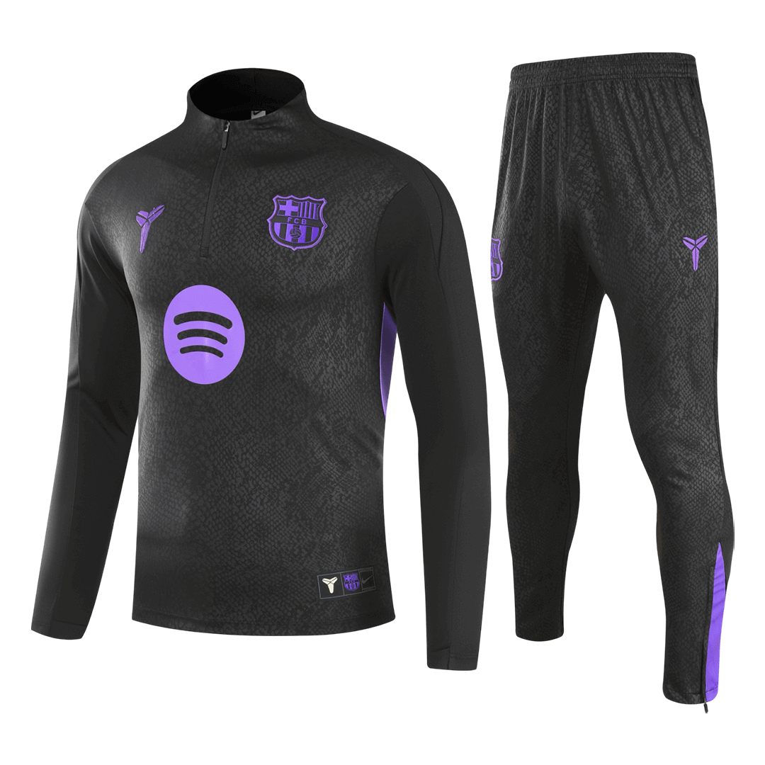 Barcelone Sweatshirt Kit 2025/26 Enfant Noir