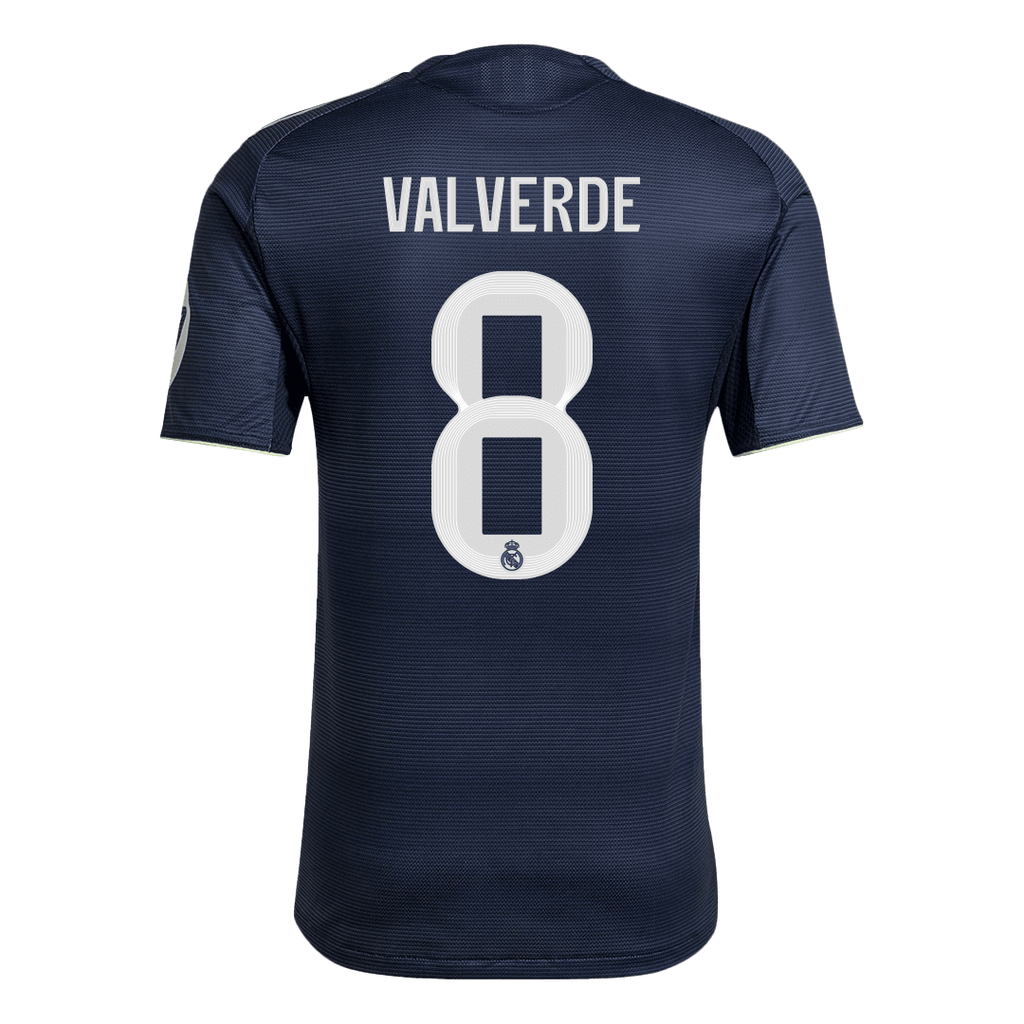 VALVERDE #8 Real Madrid Extérieur Maillot 2025/26 Authentique