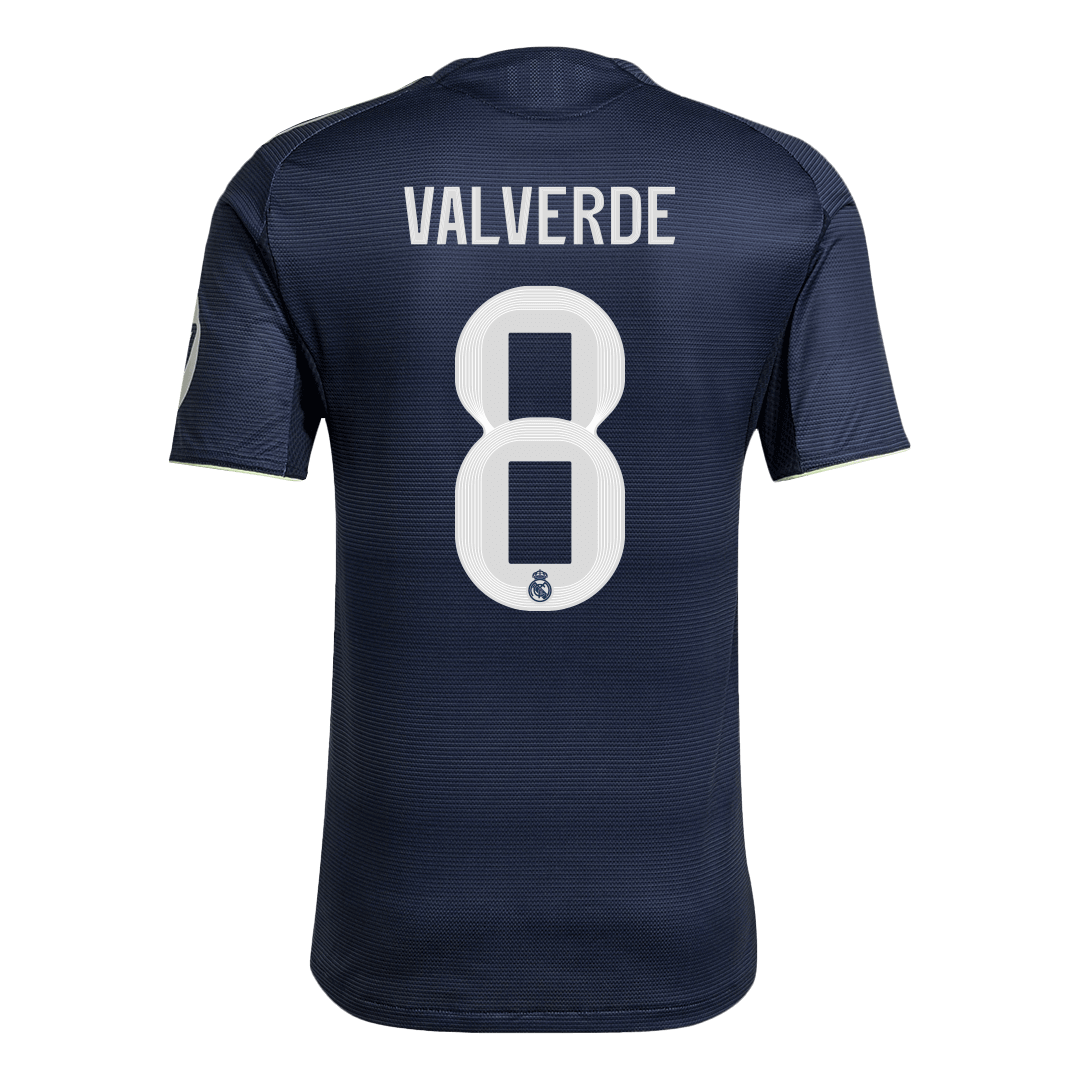 VALVERDE #8 Real Madrid Extérieur Maillot 2025/26 Authentique