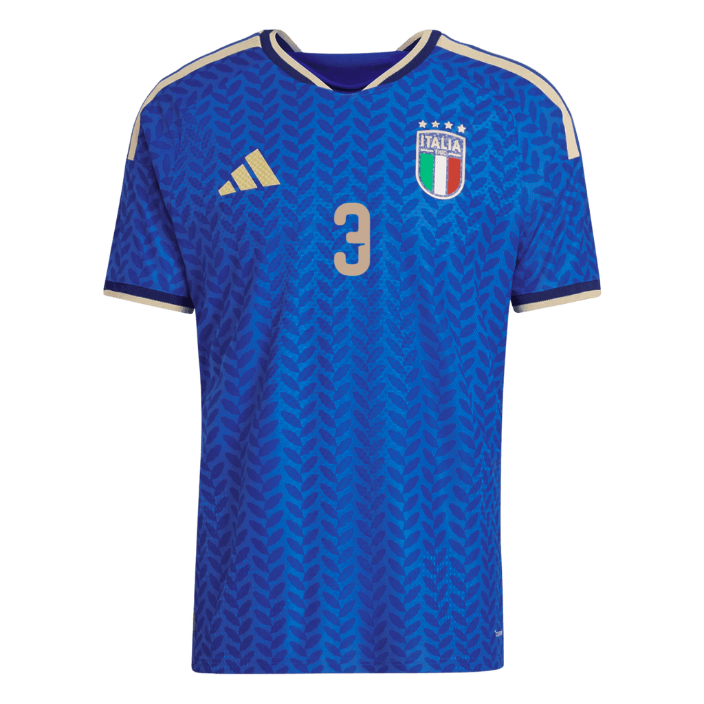 DIMARCO #3 Italie Domicile Maillot Coupe du Monde 2026 Bleu Joueur