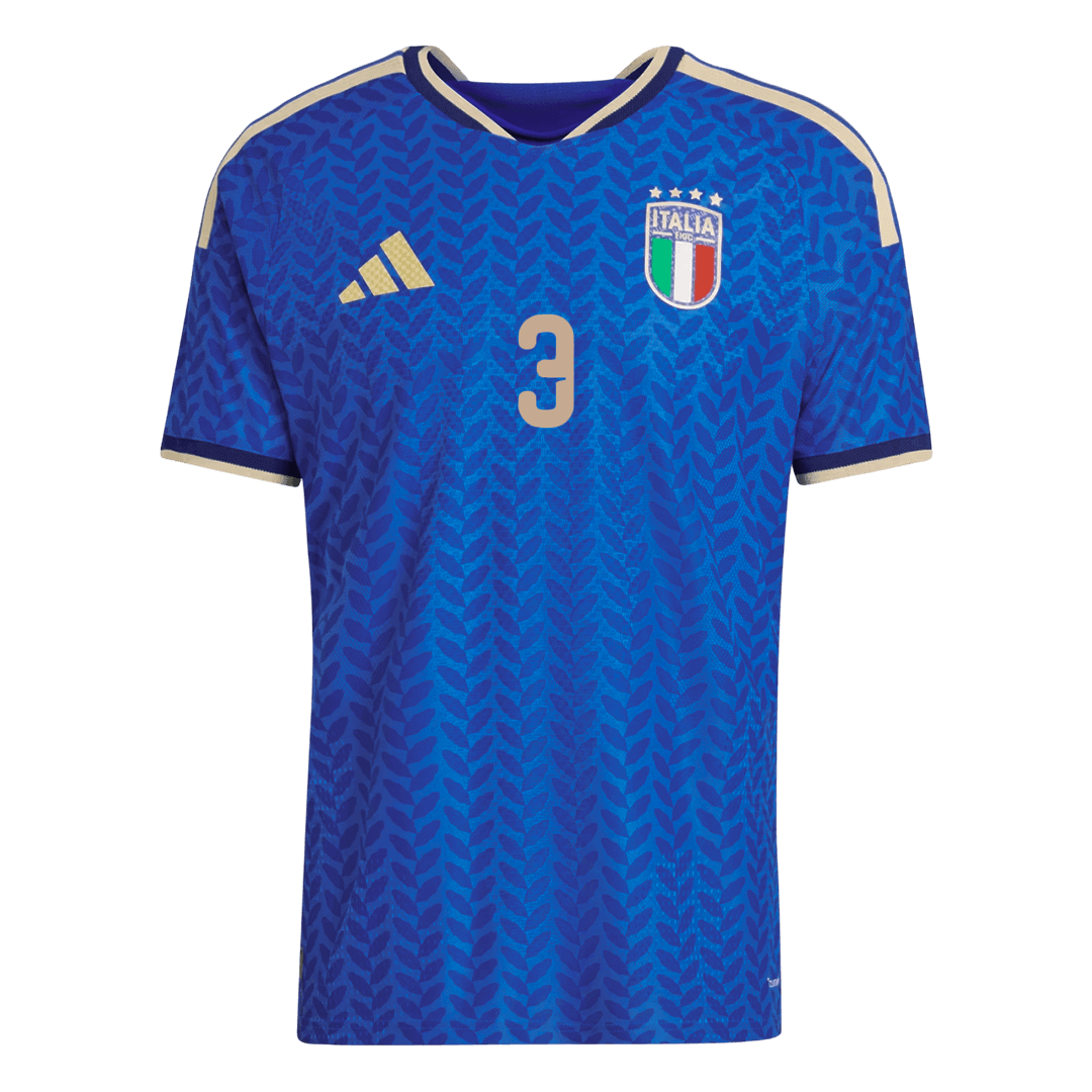 DIMARCO #3 Italie Domicile Maillot Coupe du Monde 2026 Bleu Joueur
