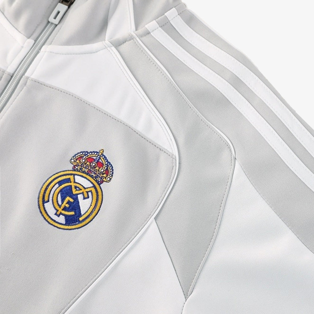 Real Madrid Veste de Football Kit 2025/26 Gris