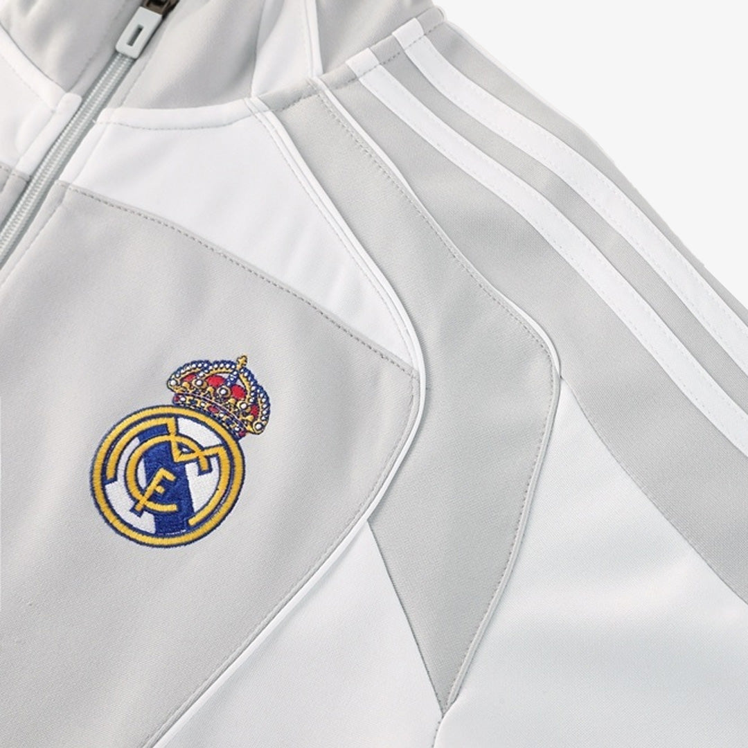 Real Madrid Veste de Football Kit 2025/26 Gris