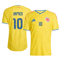 JAMES #10 Colombie Domicile Maillot Coupe du Monde 2026 Jaune Joueur