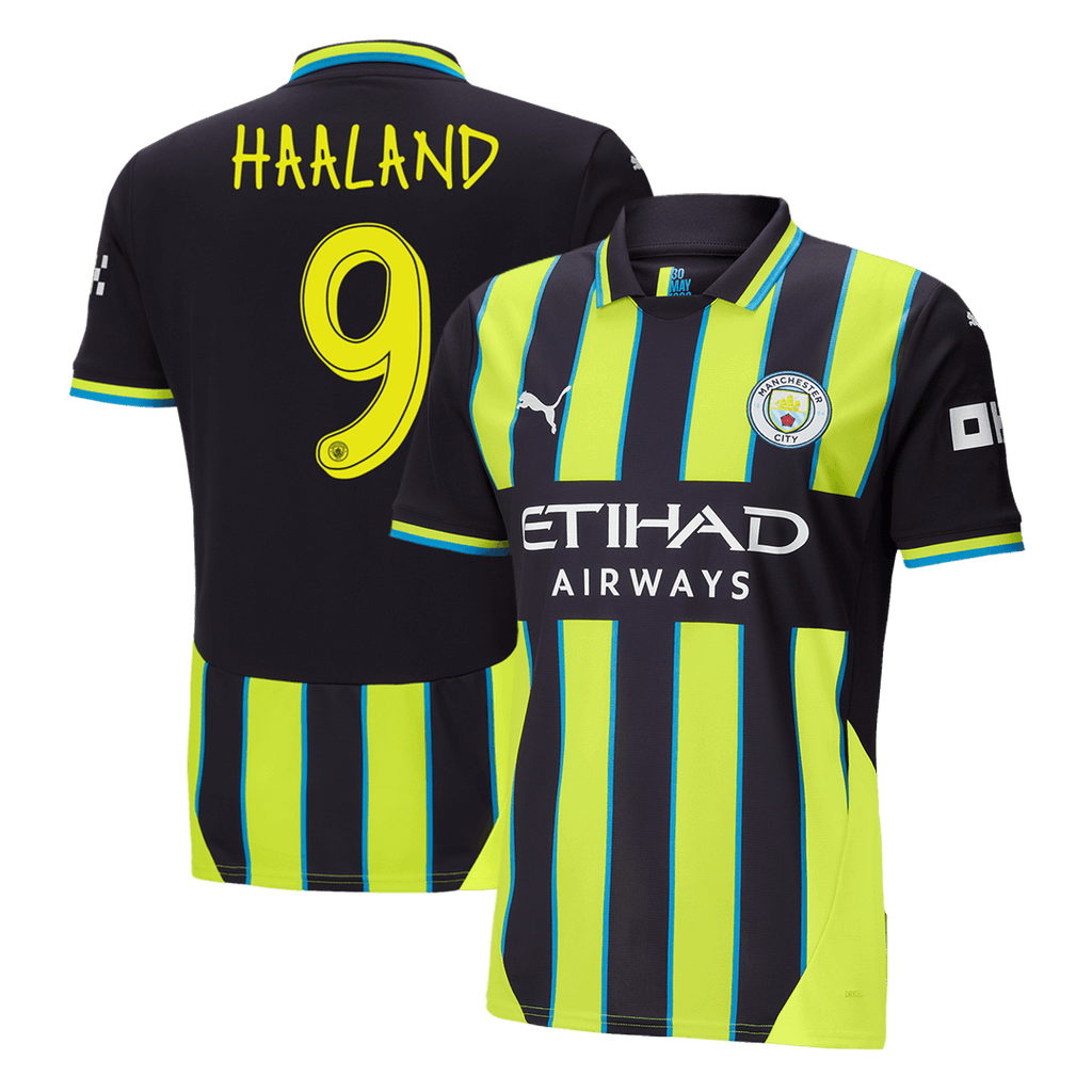 HAALAND #9 Manchester City Extérieur Maillot 2024/25 - UCL