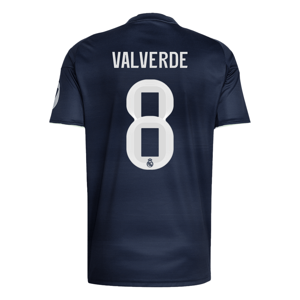 VALVERDE #8 Real Madrid Extérieur Maillot 2025/26