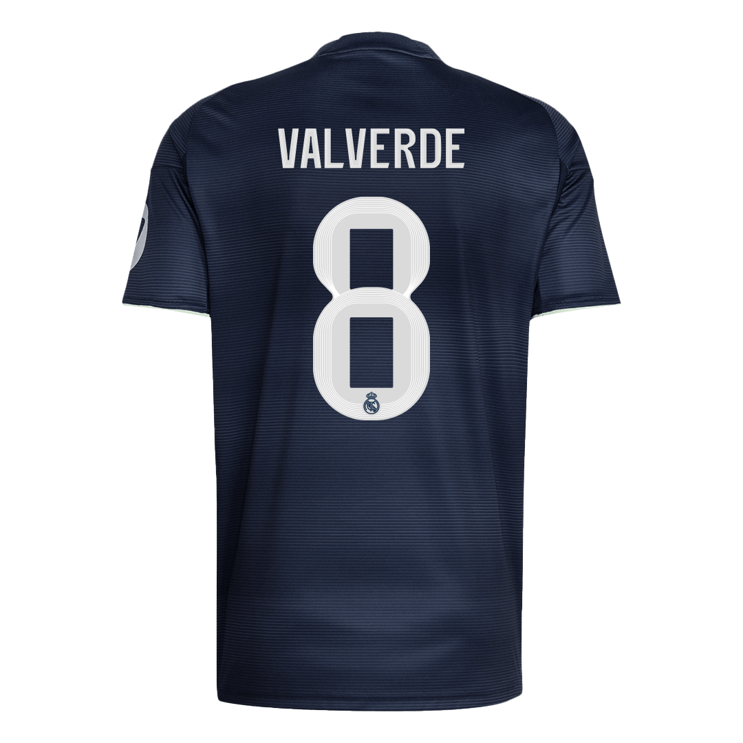 VALVERDE #8 Real Madrid Extérieur Maillot 2025/26