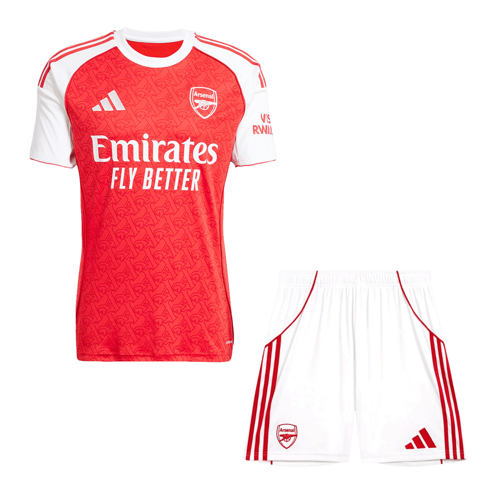 Arsenal Domicile Maillot Kit 2025/26 Rouge