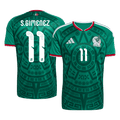 S.GIMENEZ #11 Mexique Domicile Maillot - Coupe du Monde 2026 Vert