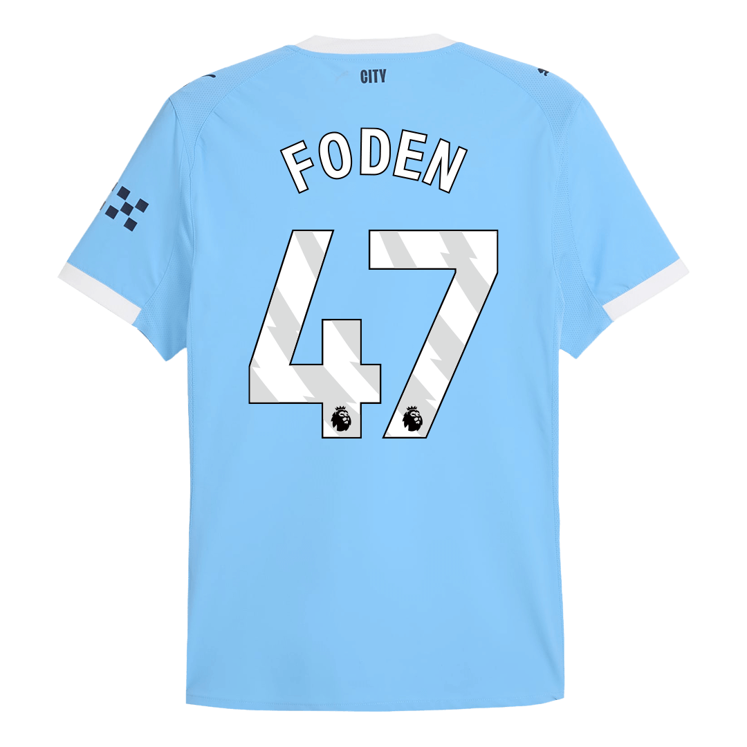 FODEN #47 Manchester City Domicile Maillot 2025/26 Authentique