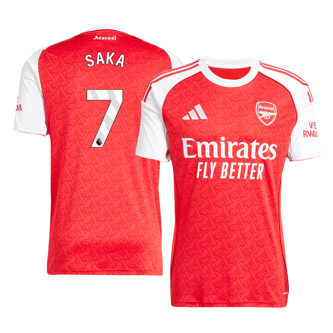 SAKA #7 Arsenal Domicile Maillot 2025/26