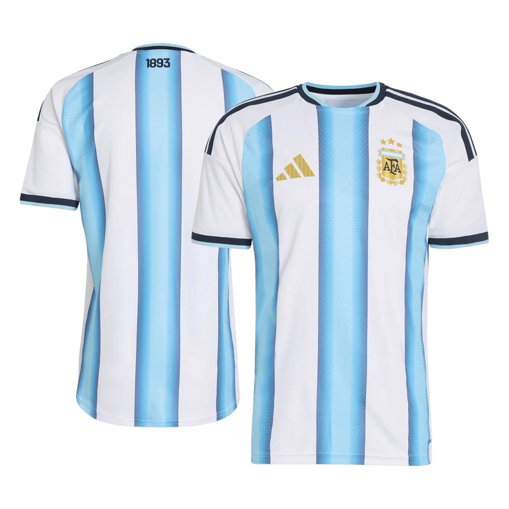 Argentine Domicile Maillot Coupe du Monde 2026 Blue&White Joueur