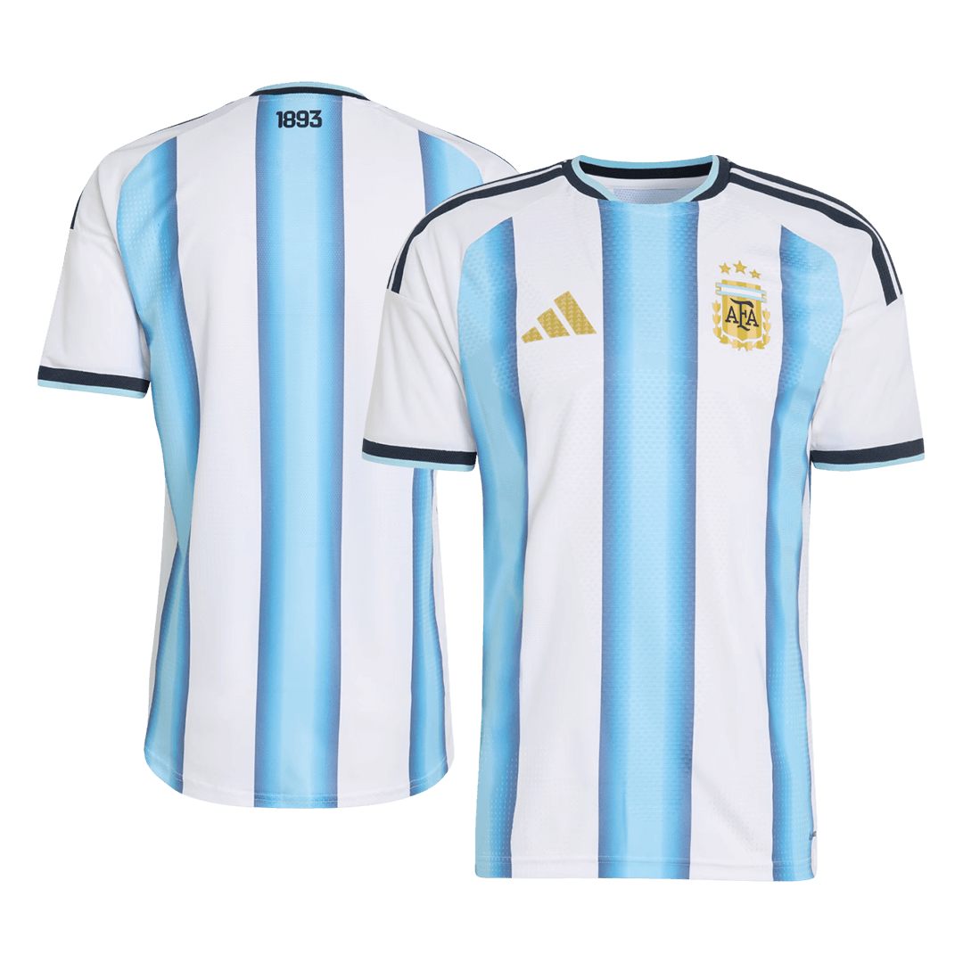 Argentine Domicile Maillot Coupe du Monde 2026 Blue&White Joueur
