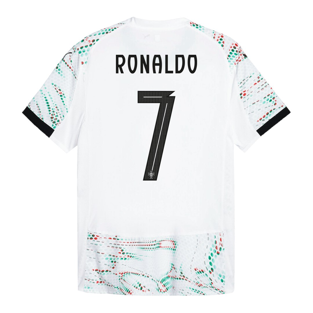 RONALDO #7 Portugal Extérieur Maillot 2025 Authentique