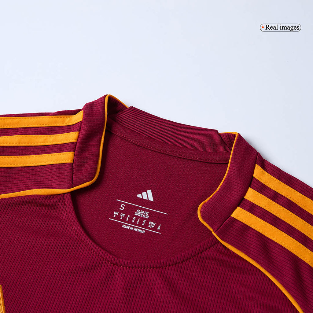 Roma Domicile Maillot Kit Adulte 2025/26 Rouge