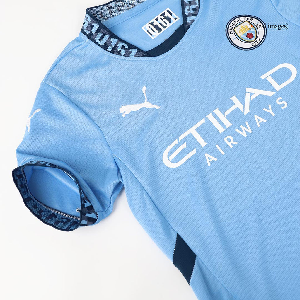 Manchester City Domicile Maillot Kit 2024/25 Junior