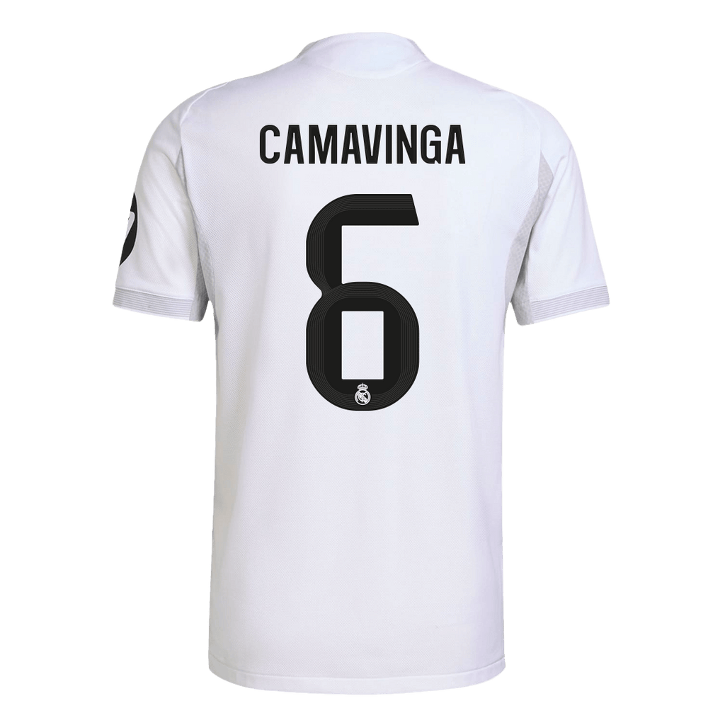CAMAVINGA #6 Real Madrid Domicile Maillot 2025/26 Blanc Authentique