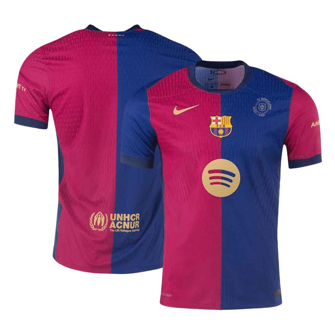 Barcelone Domicile Maillot 2024/25 Authentique - 125th Anniversaire(Spotify Logo Without Text)