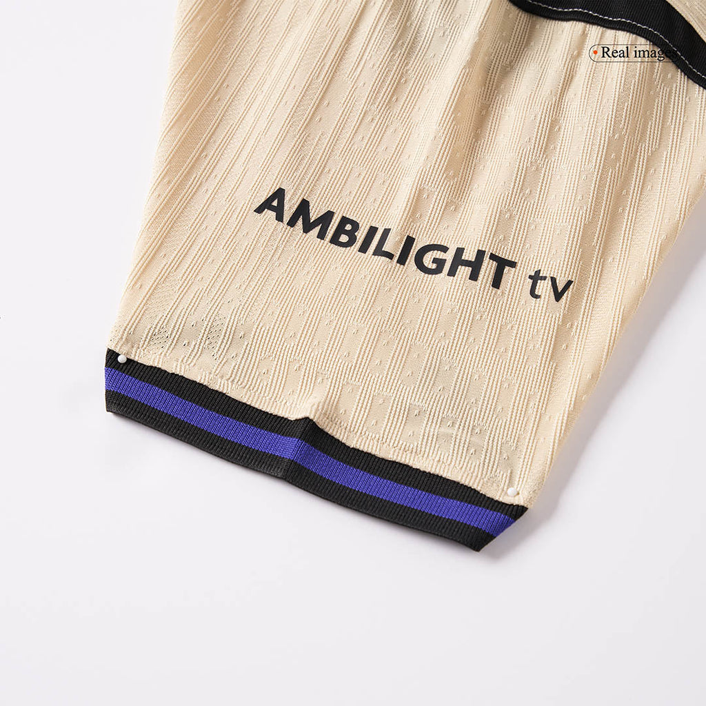 ROONY #19 Barcelone Extérieur Maillot 2025/26 Jaune Joueur - UCL