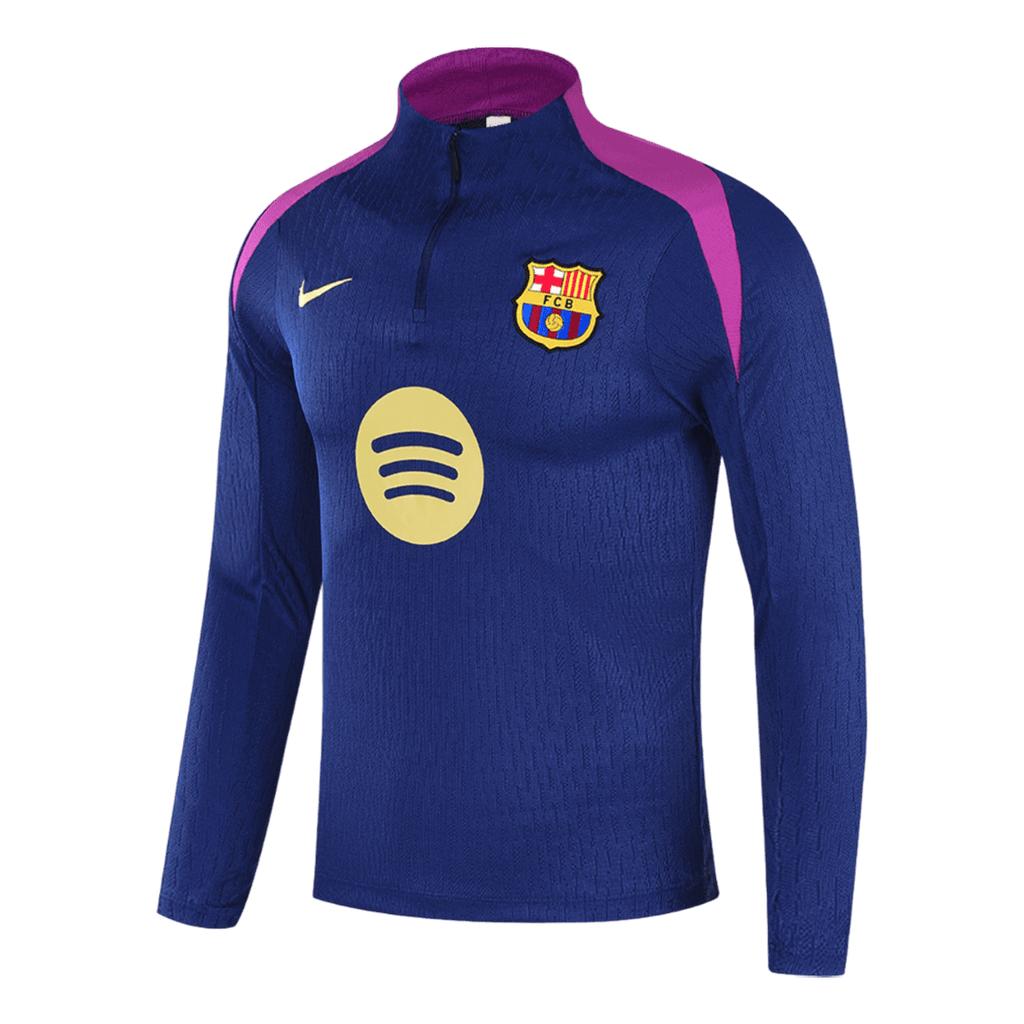 Barcelone Sweatshirt Kit 2025/26 Enfant Bleu marine