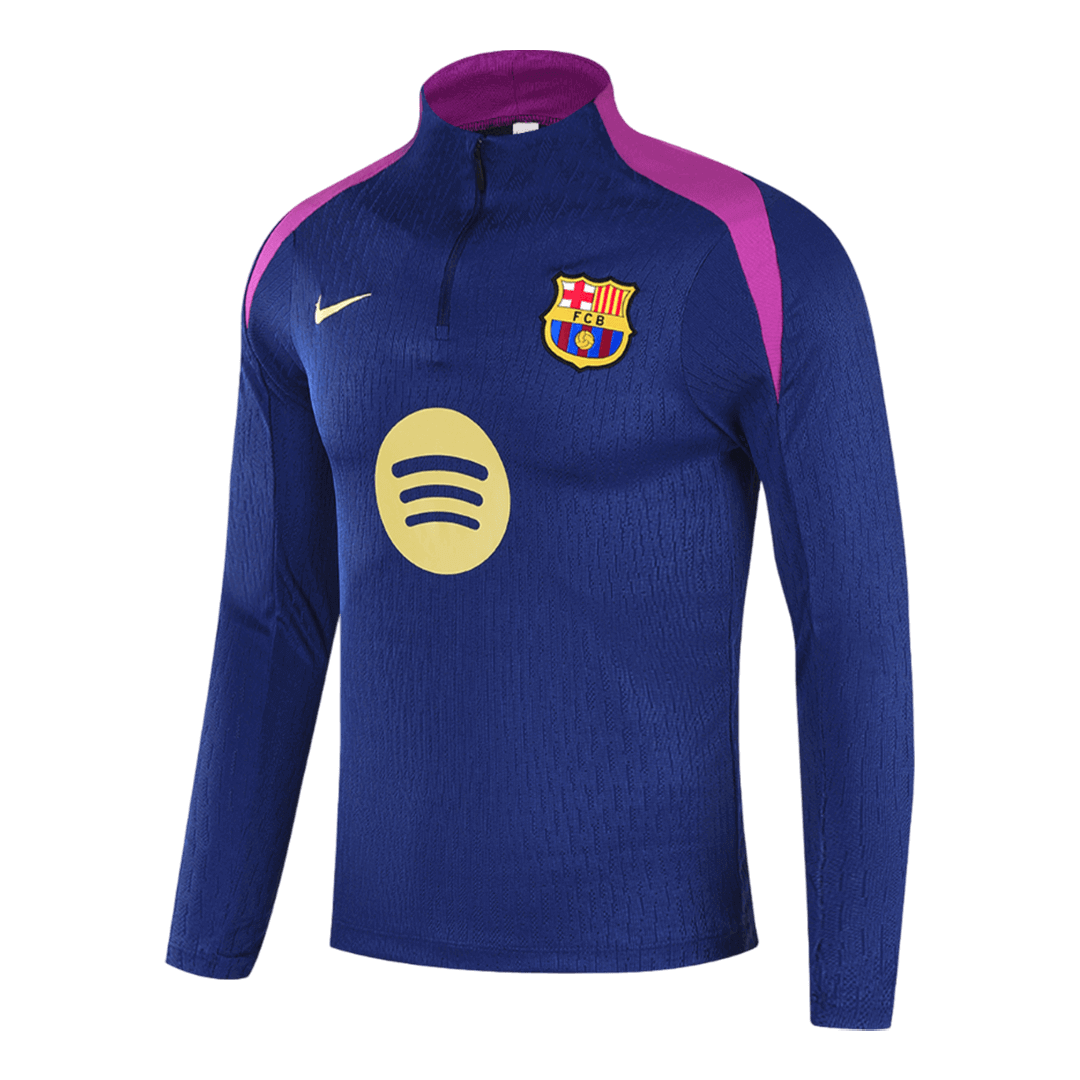 Barcelone Sweatshirt Kit 2025/26 Enfant Bleu marine