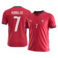 RONALDO #7 Portugal Domicile Maillot Coupe du Monde 2026 Rouge