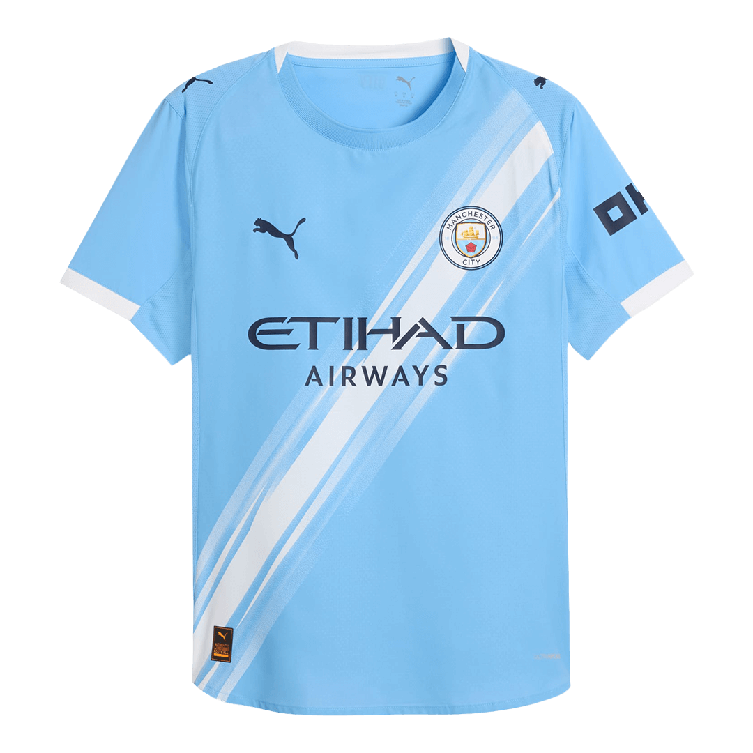 DE BRUYNE #17 Manchester City Domicile Maillot 2025/26 Authentique