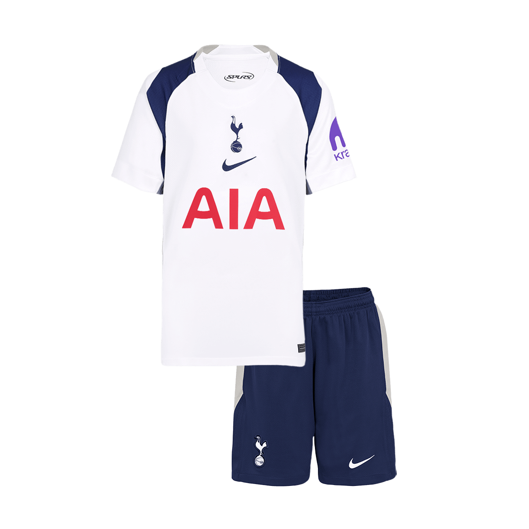 Tottenham Hotspur Domicile Maillot Kit 2025/26 Junior Blanc