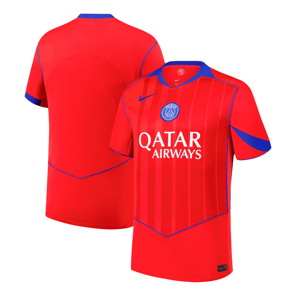 Les Paris Third Maillot Kit 2025/26 Rouge