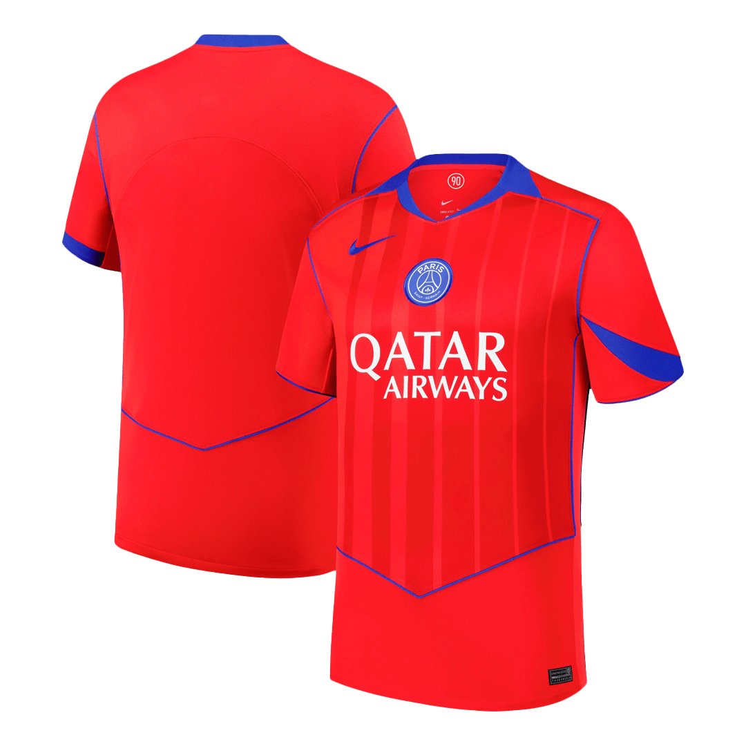 Les Paris Third Maillot Kit 2025/26 Rouge