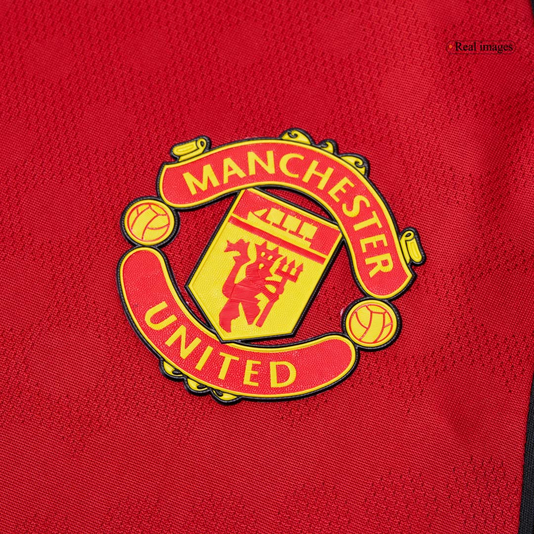 B.FERNANDES #8 Manchester United Home Shirt 2025/26 Authentic