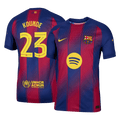 KOUNDE #23 Barcelone Domicile Maillot 2025/26 Rouge et Bleu Authentique - UCL