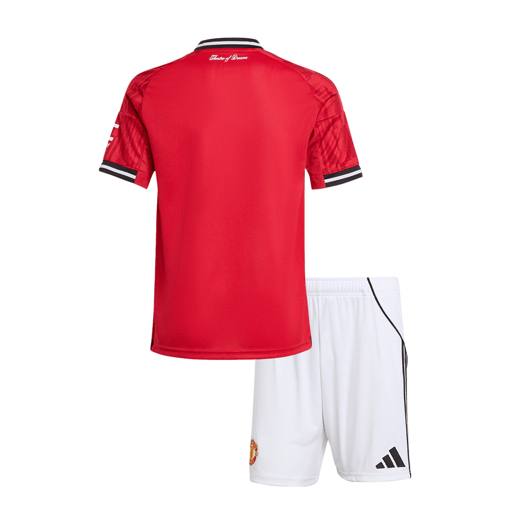 Manchester United Domicile Maillot Kit 2025/26 Enfant