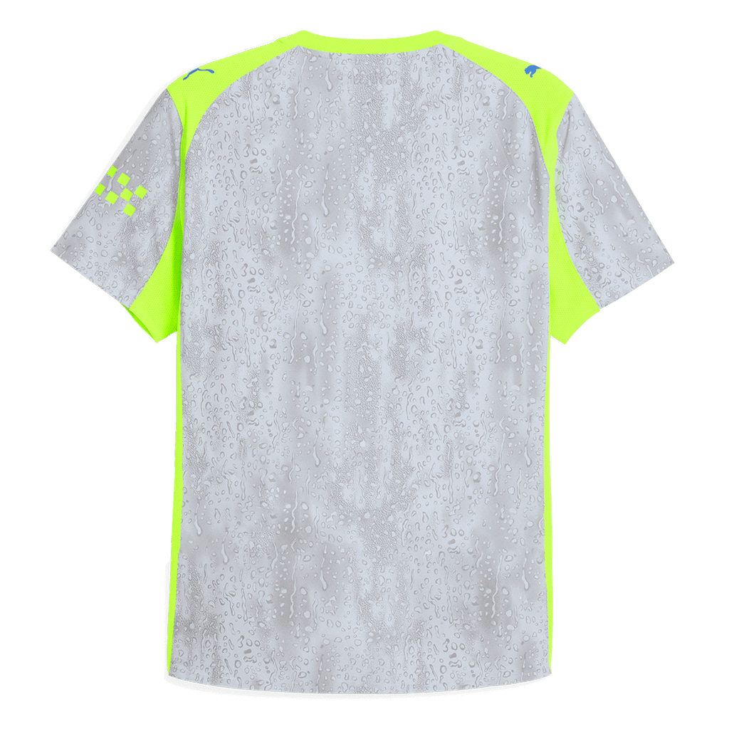 Manchester City Third Maillot 2025/26 Gris Authentique Grande Taille