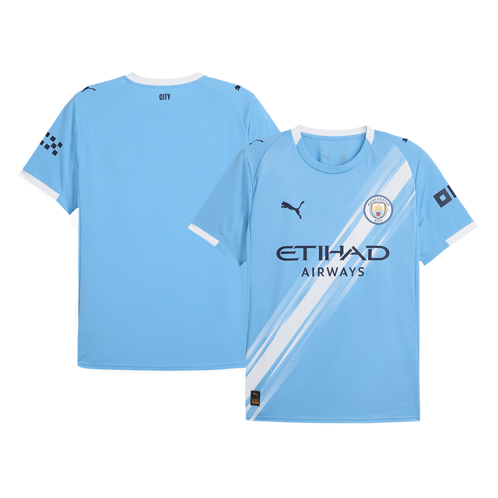 Manchester City Domicile Maillot 2025/26 Grande Taille