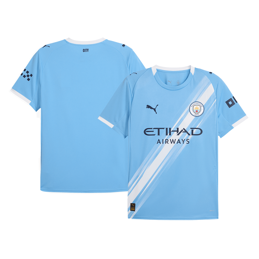 Manchester City Domicile Maillot 2025/26 Grande Taille