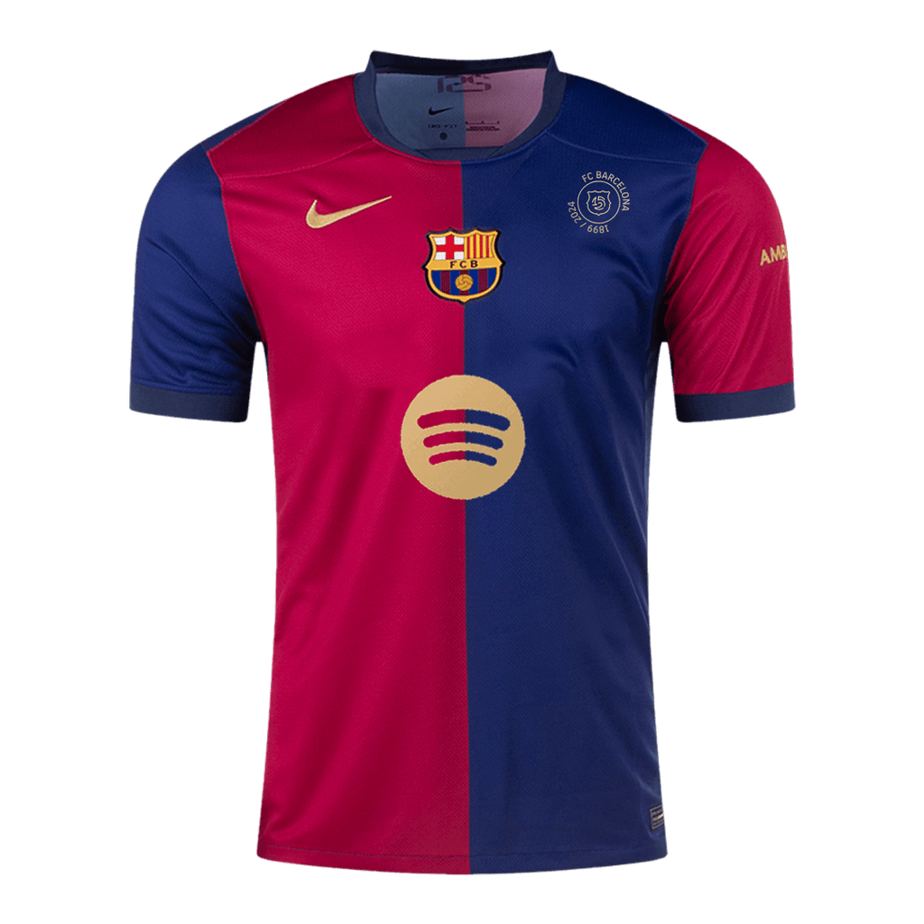 Barcelone Domicile Maillot 125th Anniversaire(Spotify Logo Without Text) 2024/25
