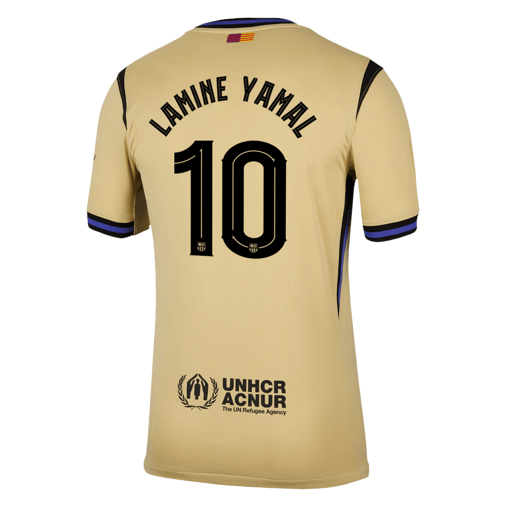 LAMINE YAMAL #10 Barcelone Extérieur Maillot 2025/26 - UCL