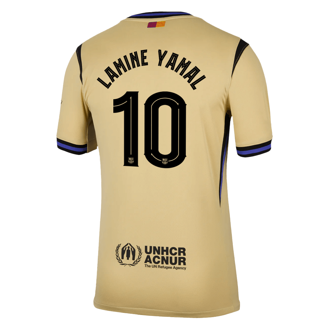 LAMINE YAMAL #10 Barcelone Extérieur Maillot 2025/26 - UCL