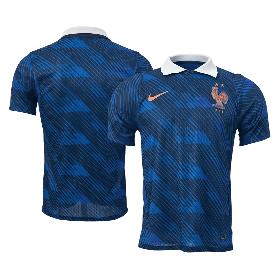 France Domicile Maillot Coupe du Monde 2026 Bleu Joueur