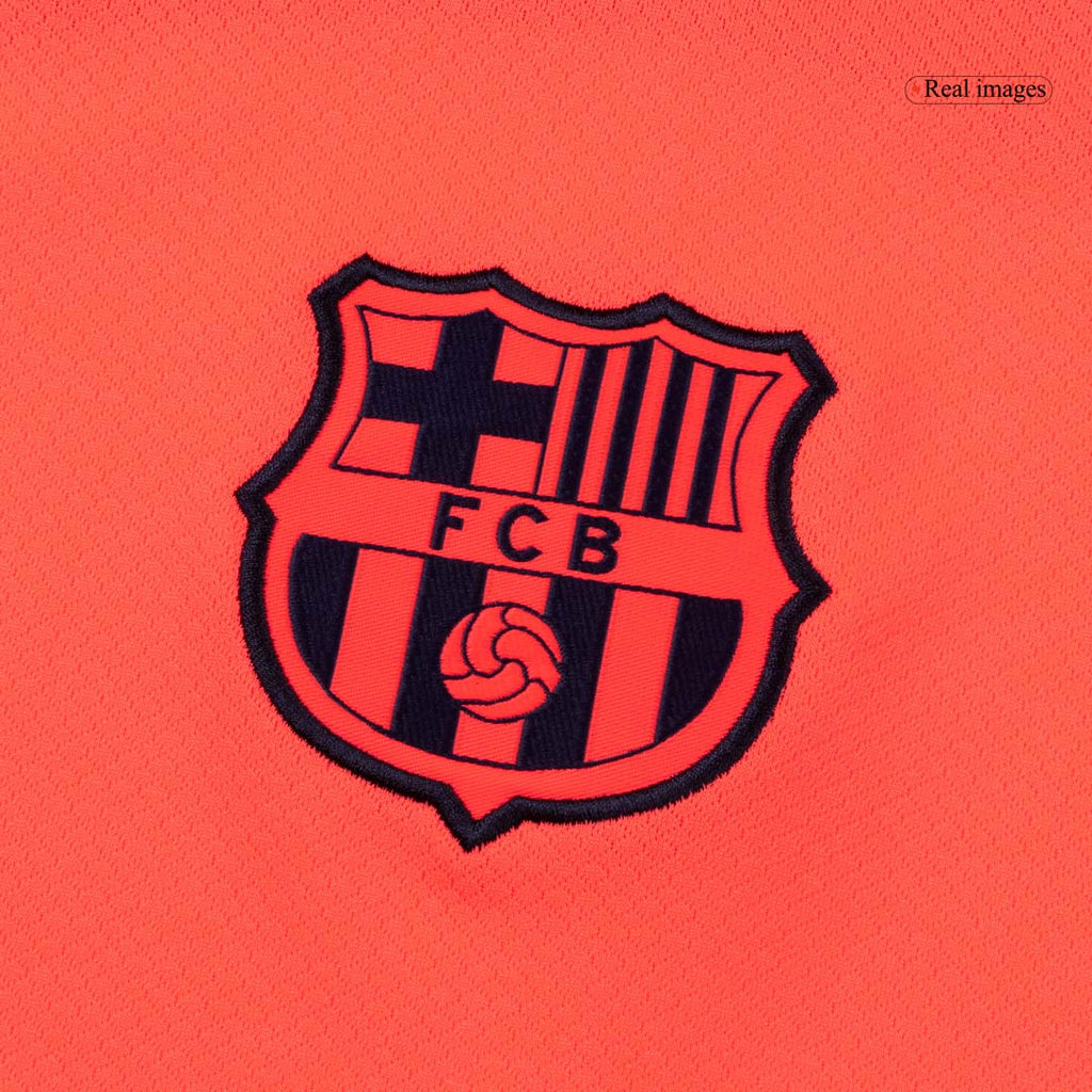 LAMINE YAMAL #10 Barcelone Third Maillot 2025/26 Orange - UCL