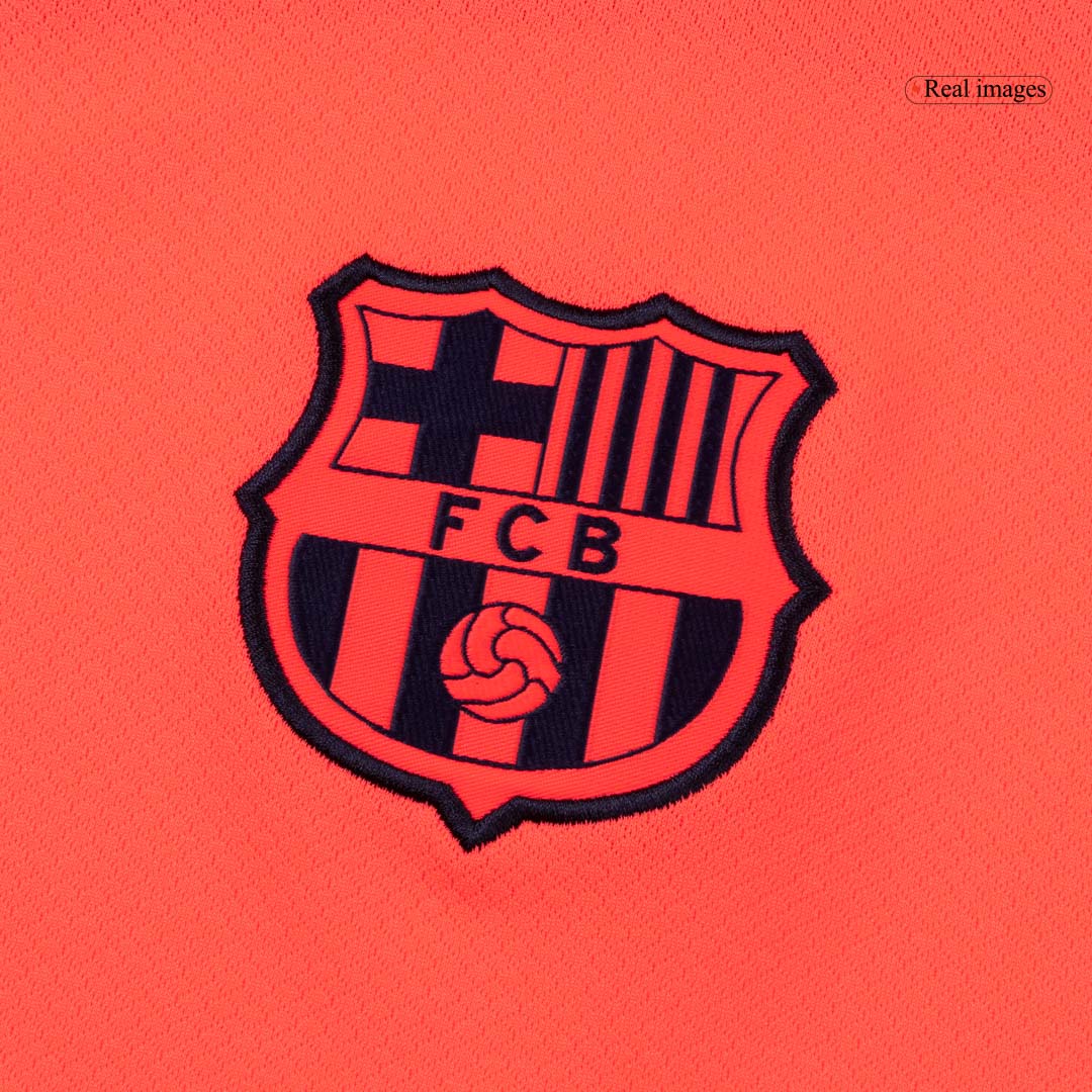 LAMINE YAMAL #10 Barcelone Third Maillot 2025/26 Orange - UCL