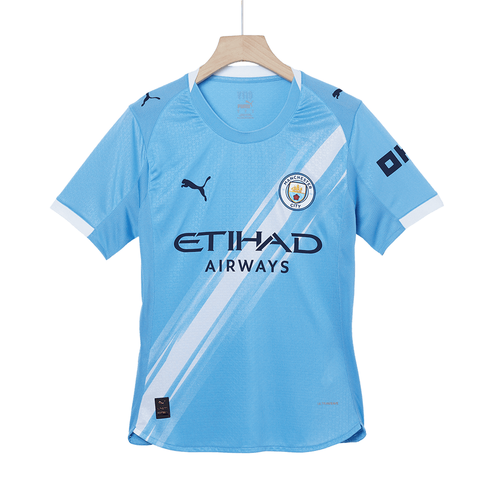 REIJNDERS #4 Manchester City Domicile Maillot 2025/26 Bleu Joueur